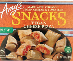 Amys: Vegan Cheeze Pizza Snack, 6 Oz - RubertOrganics