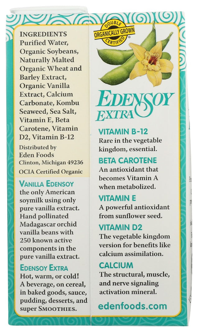 Eden Foods: Organic Edensoy Vanilla, 32 Fo