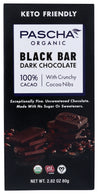 Pascha: Dark Chocolate With Organic Cocoa Nibs, 2.82 Oz