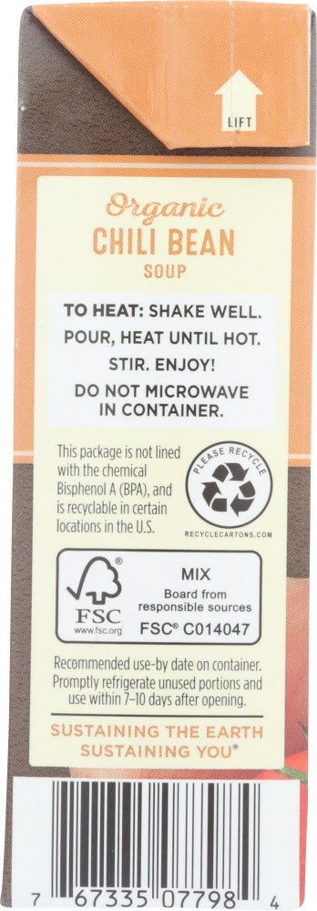 Dr Mcdougalls: Organic Chili Bean Soup, 17.9 Oz