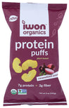 Iwon Organics: Protein Puffs Caramelized Onion, 5 Oz