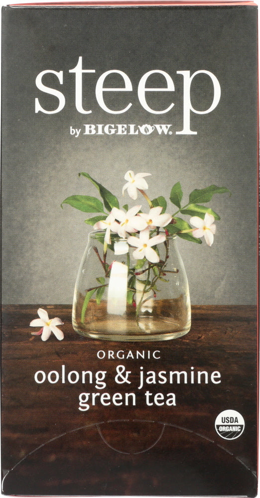 Bigelow: Steep Organic Oolong & Jasmine Green Tea, 1.28 Oz