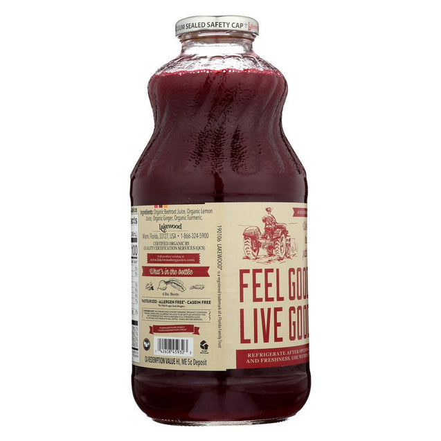 Lakewood: Organic Beet Ginger Turmeric Juice, 32 Fl Oz - RubertOrganics