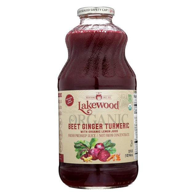 Lakewood: Organic Beet Ginger Turmeric Juice, 32 Fl Oz - RubertOrganics