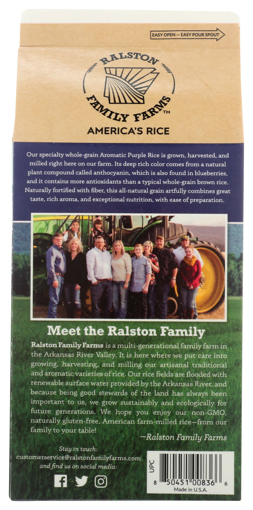 Ralston Family Farms: Purple Rice, 16 Oz