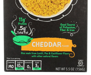 Veggiecraft Farms: Cheddar Flavor Rice Made With Cauliflower, 5.50 Oz