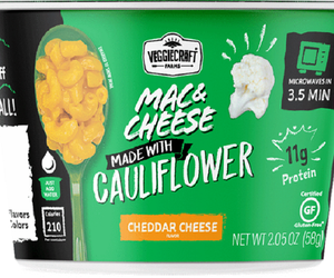Veggiecraft Farms: Mac & Cheese Made With Cauliflower Cup, 2.05 Oz