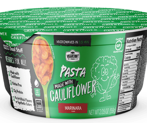 Veggiecraft Farms: Pasta Made With Cauliflower Marinara Cup, 2.05 Oz