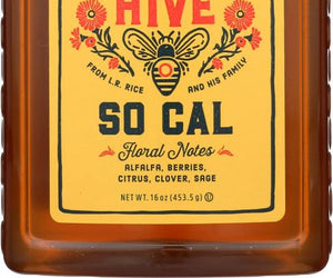 Local Hive: Raw And Unfiltered So Cal Honey, 16 Oz - RubertOrganics