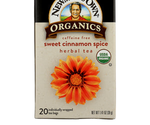 Newman's Own Organics: Sweet Cinnamon Spice Herbal Tea, 20 Bg