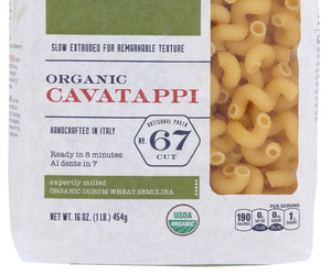 Delallo: Organic Cavatappi Pasta, 1 Lb