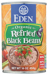 Eden Foods: Bean Refried Black Organic, 16 Oz