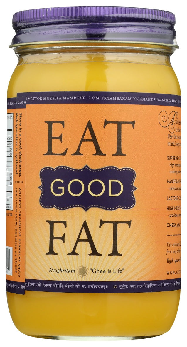 Ancient Organics: Ghee Butter Organic, 16 Fo