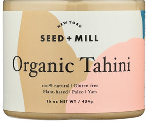Seed & Mill: Tahini Organic, 16 Oz