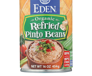 Eden Foods: Refried Pinto Beans Organic, 16 Oz