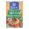 Eden Foods: Refried Pinto Beans Organic, 16 Oz