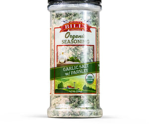 Bills Organics: Seasoning Garlic Salt, 4.5 Oz