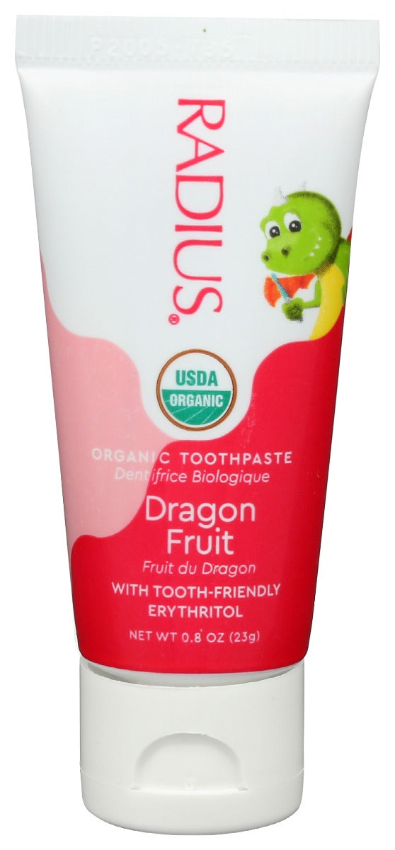 Radius: Dragonfruit Organic Kid Toothpaste, 0.8 Oz
