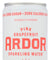 Ardor Organic: Pink Grapefruit Sparkling Water, 12 Fo