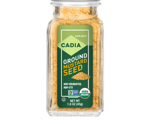Cadia: Organic Ground Mustard Seed, 1.6 Oz