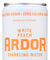 Ardor Organic Inc: Water Sprkl White Peach, 12 Fo