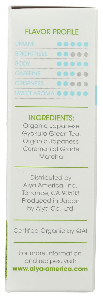 Aiya: Infused Gyokuro Organic Matcha, 1 Ea