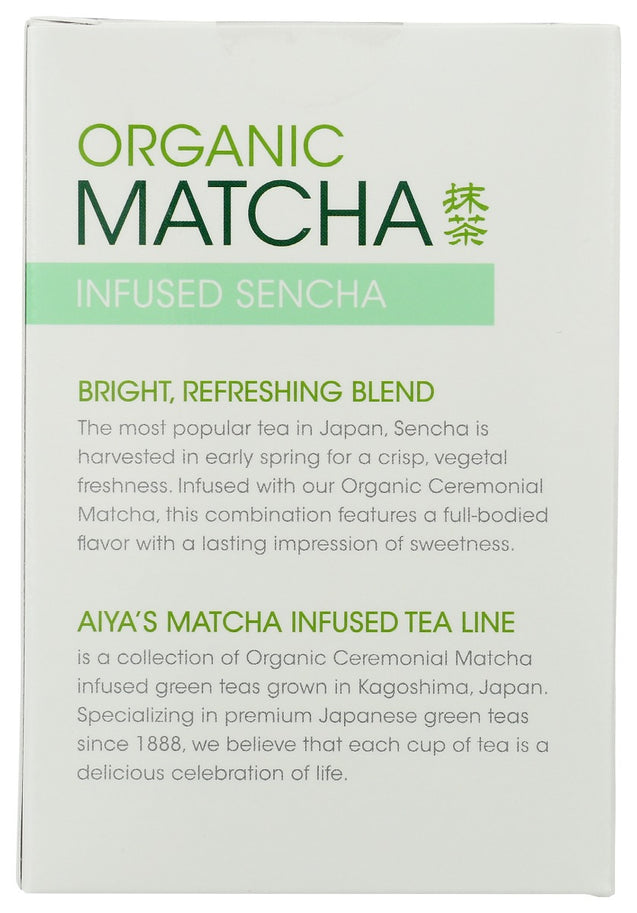 Aiya: Infused Sencha Organic Matcha, 1 Ea