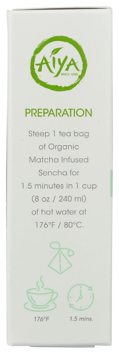 Aiya: Infused Sencha Organic Matcha, 1 Ea