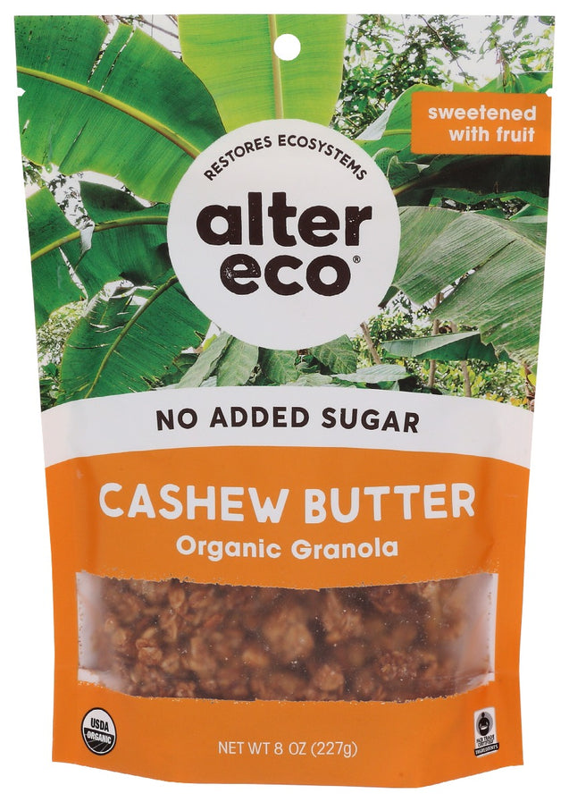 Alter Eco: Cashew Butter Organic Granola, 8 Oz