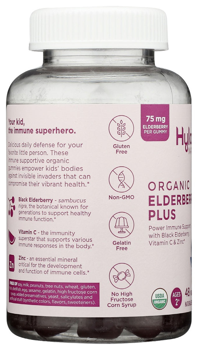 Hyland: Kids Organic Elderberry Plus Gummies, 48 Pc