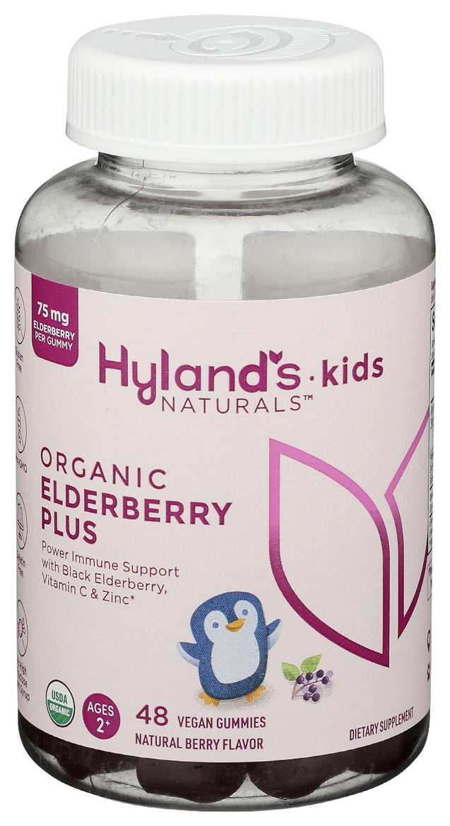 Hyland: Kids Organic Elderberry Plus Gummies, 48 Pc