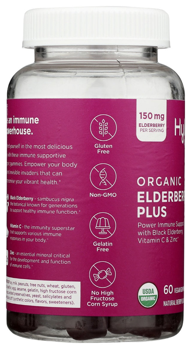 Hyland: Organic Elderberry Plus Gummies, 60 Pc