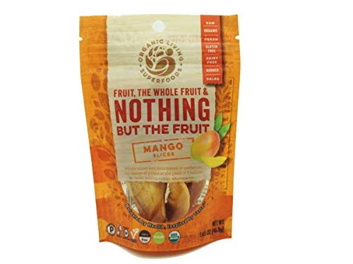 Organic Living Superfoods: Mango Dried Slices, 1.65 Oz