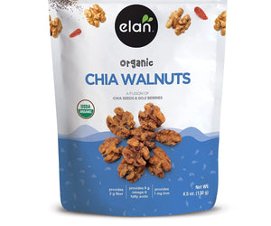 Elan: Organic Chia Walnuts, 4.5 Oz