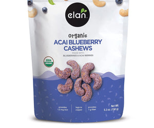 Elan: Organic Acai Blueberry Cashews, 5.3 Oz