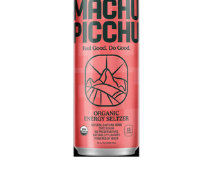 Machu Picchu: Blood Orange Organic Energy Seltzer, 12 Fo