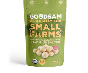 Goodsam: Organic Macadamia Nuts Raw Unsalted, 8 Oz