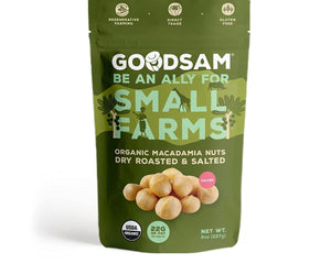 Goodsam: Organic Macadamia Nuts Dry Roasted, 8 Oz