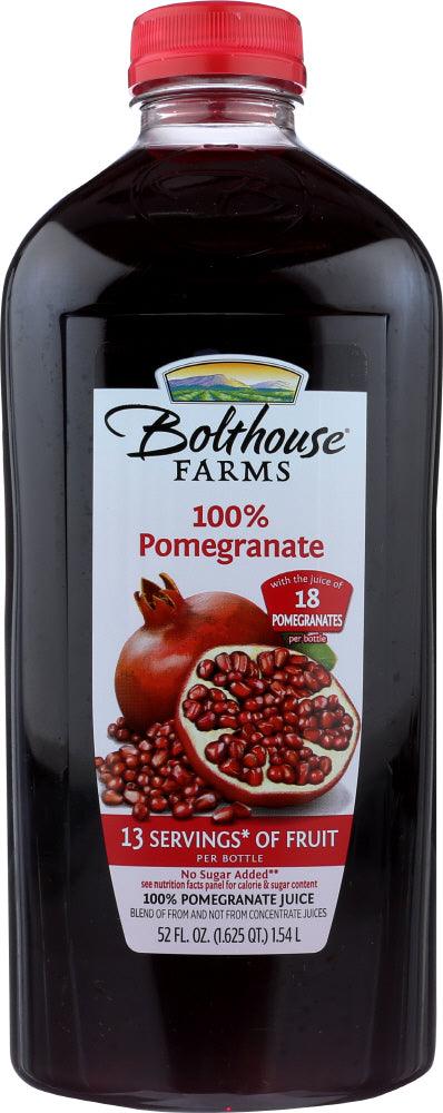 Bolthouse Farms: 100% Pomegranate Juice, 52 Oz - RubertOrganics
