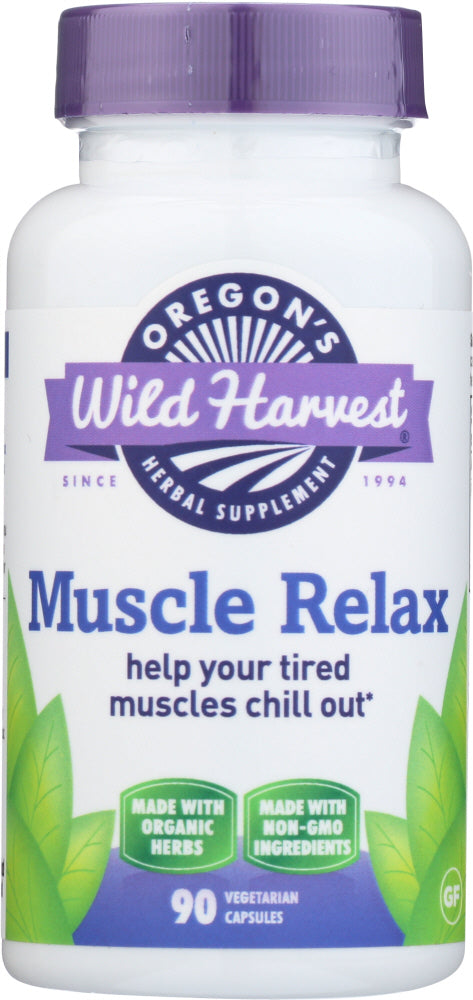 Oregons Wild Harvest: Muscle Relax Organic, 90 Vc