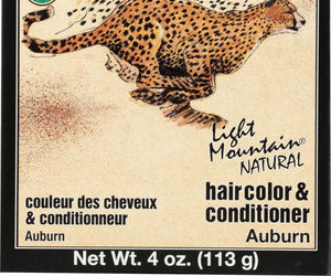 Light Mountain: Auburn Hair And Color Conditioner, 4 Oz - RubertOrganics