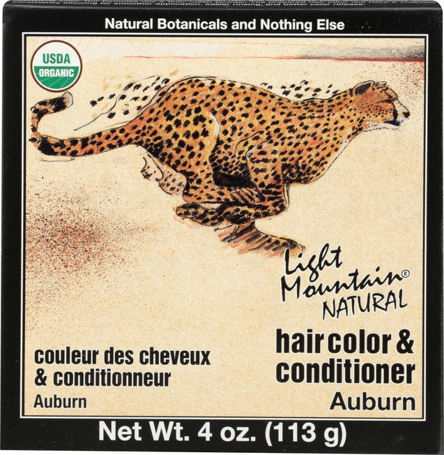Light Mountain: Auburn Hair And Color Conditioner, 4 Oz - RubertOrganics