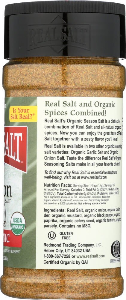 Redmond: Real Salt Shaker Season Salt Organic, 8.25 Oz