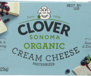 Clover Sonoma: Organic Cream Cheese, 8 Oz