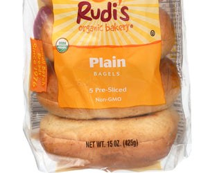 Rudis: Plain Bagels, 15 Oz