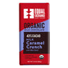 Equal Exchange: Organic Milk Chocolate Caramel Crunch With Sea Salt 43% Cacao, 2.8 Oz