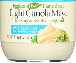 Spectrum Naturals: Light Canola Mayo Vegan, 16 Oz
