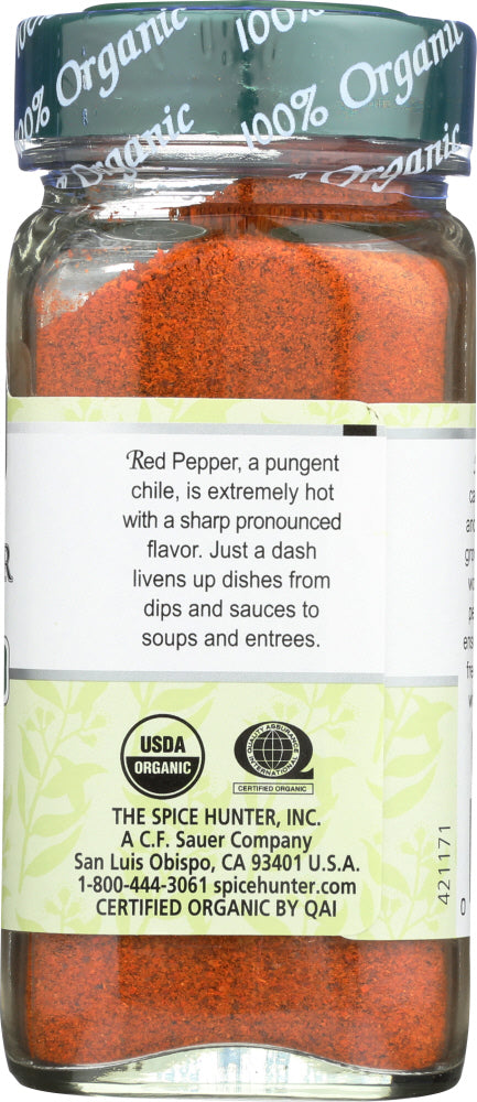 Spice Hunter: Organic Ground Red Pepper Cayenne, 1.5 Oz