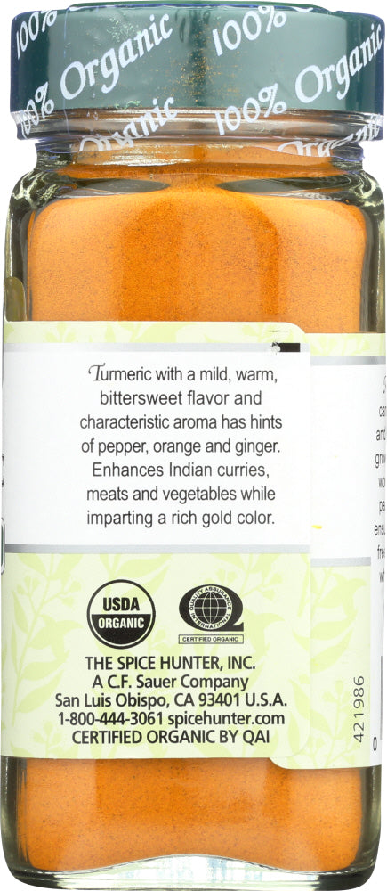 Spice Hunter: Organic Ground Turmeric Seasoning, 1.6 Oz