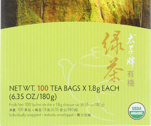 Prince Of Peace: Tea Green Organic, 100 Bg